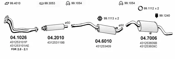 Изпускателна система ASSO                
