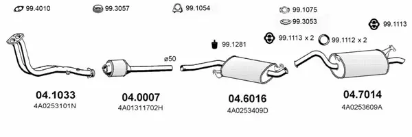 Изпускателна система ASSO                