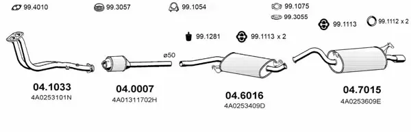 Изпускателна система ASSO                