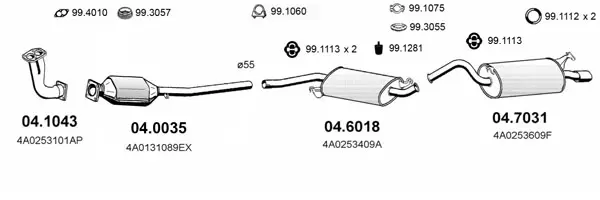 Изпускателна система ASSO                