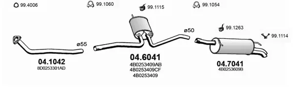 Изпускателна система ASSO                
