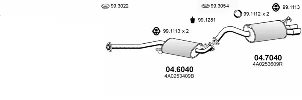 Изпускателна система ASSO                