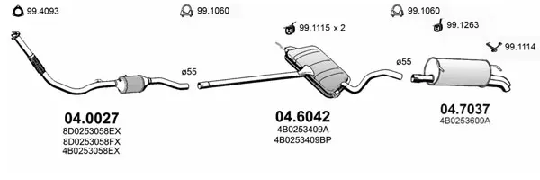 Изпускателна система ASSO                