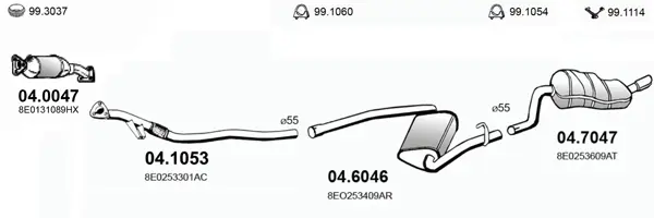 Изпускателна система ASSO                