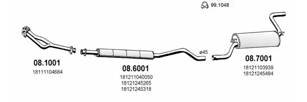 Изпускателна система ASSO                