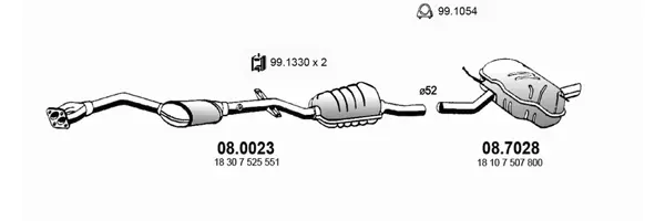 Изпускателна система ASSO                