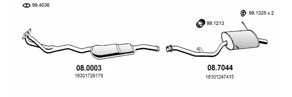 Изпускателна система ASSO                