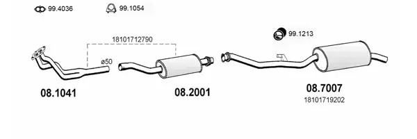 Изпускателна система ASSO                