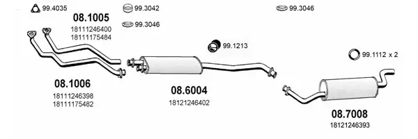 Изпускателна система ASSO                