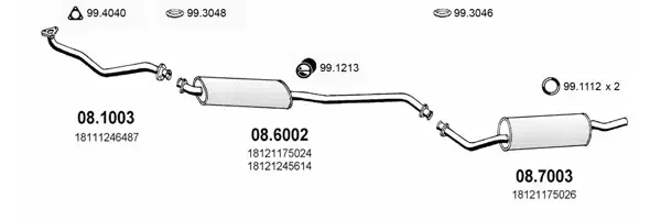 Изпускателна система ASSO                
