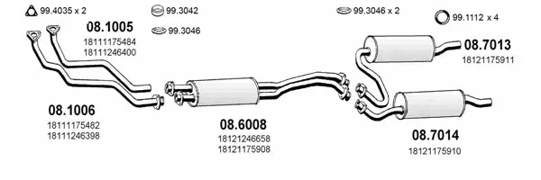 Изпускателна система ASSO                