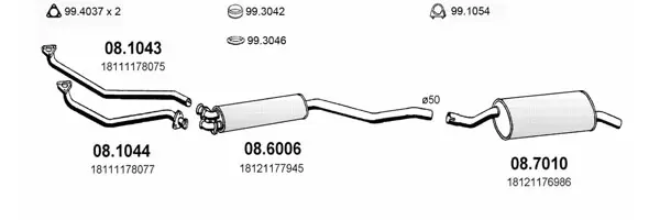 Изпускателна система ASSO                