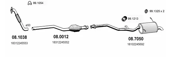 Изпускателна система ASSO                