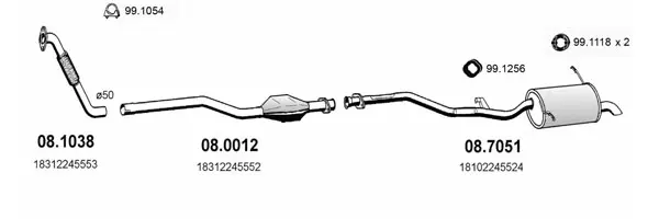 Изпускателна система ASSO                