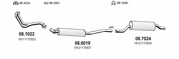 Изпускателна система ASSO                