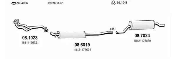 Изпускателна система ASSO                