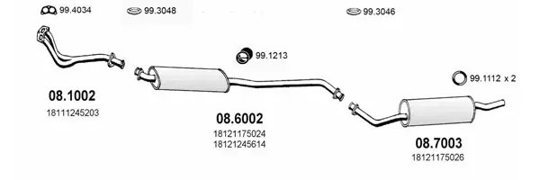 Изпускателна система ASSO                