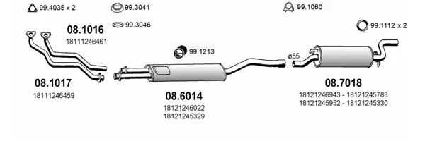 Изпускателна система ASSO                