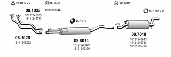 Изпускателна система ASSO                