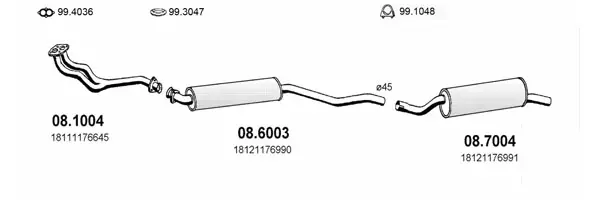 Изпускателна система ASSO                