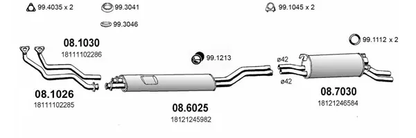 Изпускателна система ASSO                