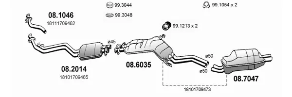 Изпускателна система ASSO                