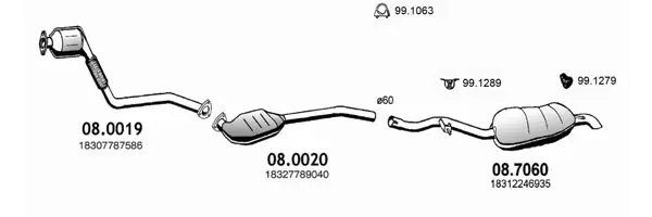 Изпускателна система ASSO                