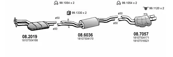 Изпускателна система ASSO                