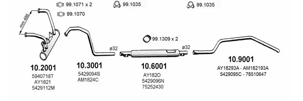 Изпускателна система ASSO                