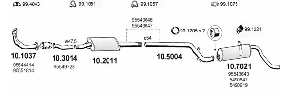 Изпускателна система ASSO                