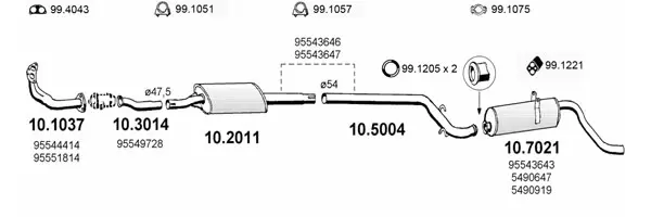 Изпускателна система ASSO                