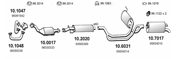Изпускателна система ASSO                