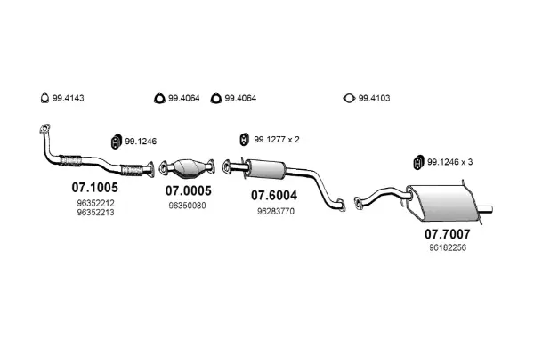 Изпускателна система ASSO                