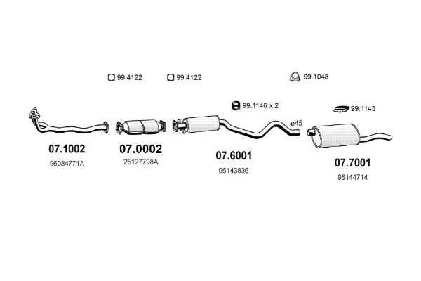 Изпускателна система ASSO                