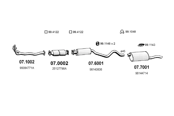 Изпускателна система ASSO                