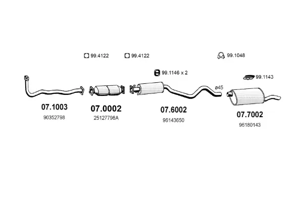Изпускателна система ASSO                