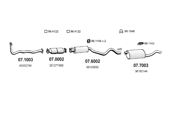 Изпускателна система ASSO                