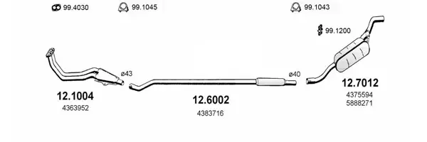 Изпускателна система ASSO                