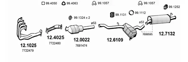 Изпускателна система ASSO                