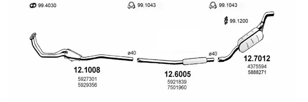 Изпускателна система ASSO                