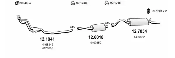 Изпускателна система ASSO                