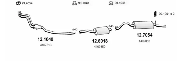 Изпускателна система ASSO                