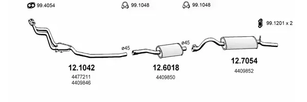 Изпускателна система ASSO                