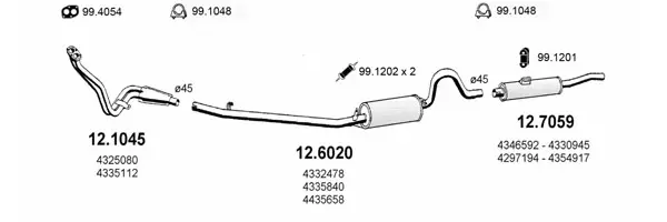Изпускателна система ASSO                
