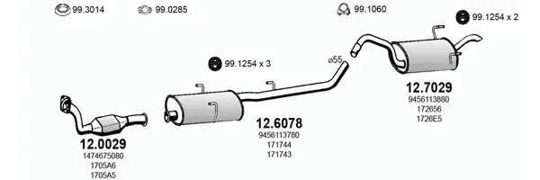 Изпускателна система ASSO                