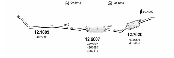 Изпускателна система ASSO                