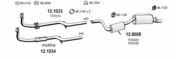 Изпускателна система ASSO                