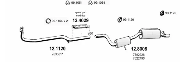 Изпускателна система ASSO                
