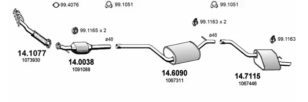 Изпускателна система ASSO                