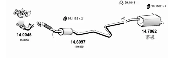 Изпускателна система ASSO                